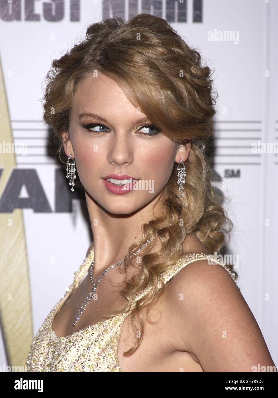 Taylor Swift at the 41st Annual CMA Awards held at the Sommet Center in Nashville. Stock Photo