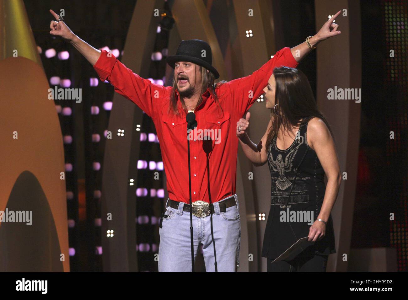 Kid Rock at the 41st Annual CMA Awards held at the Sommet Center in Nashville. Stock Photo