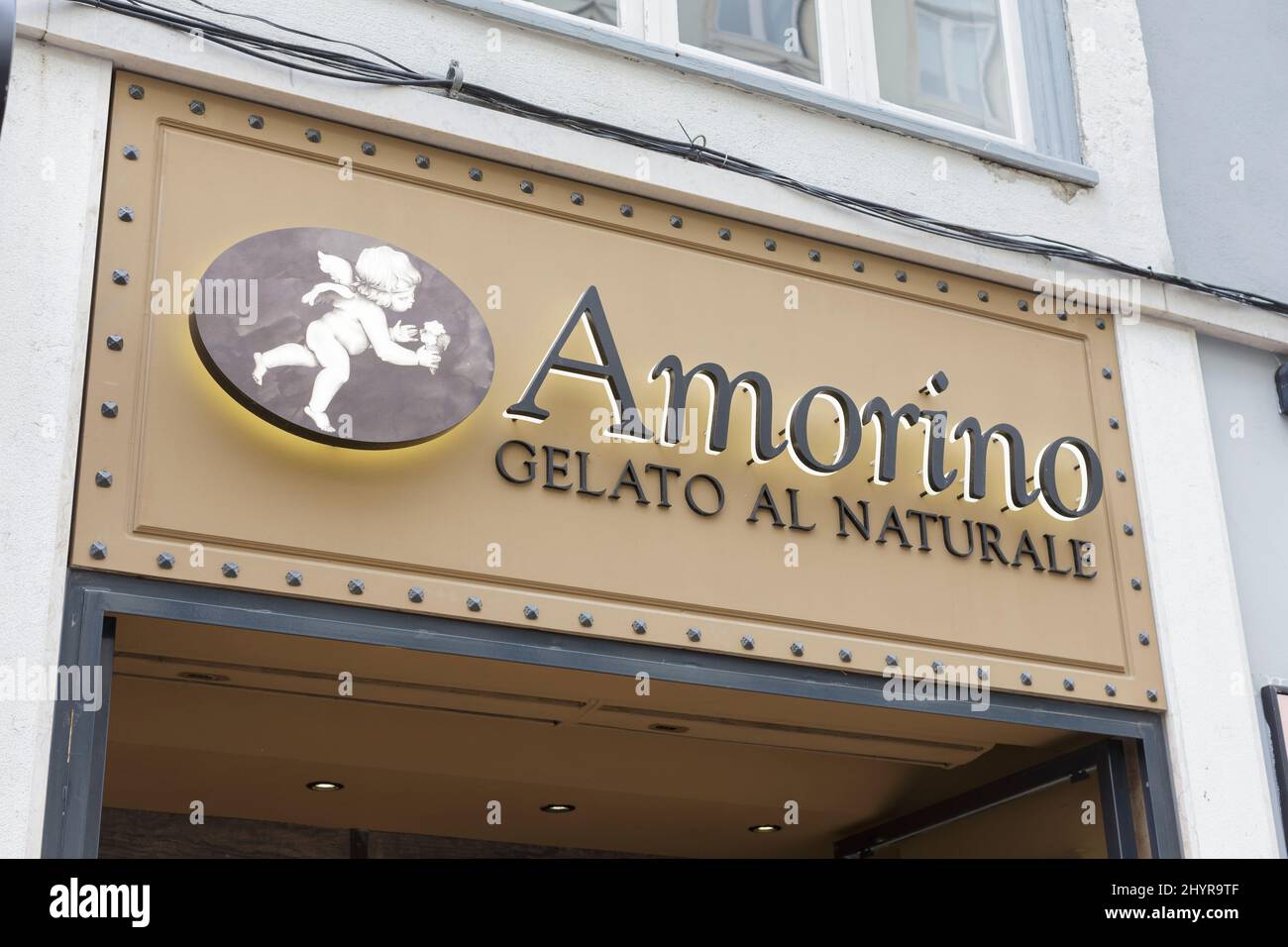 Amorino store front Stock Photo
