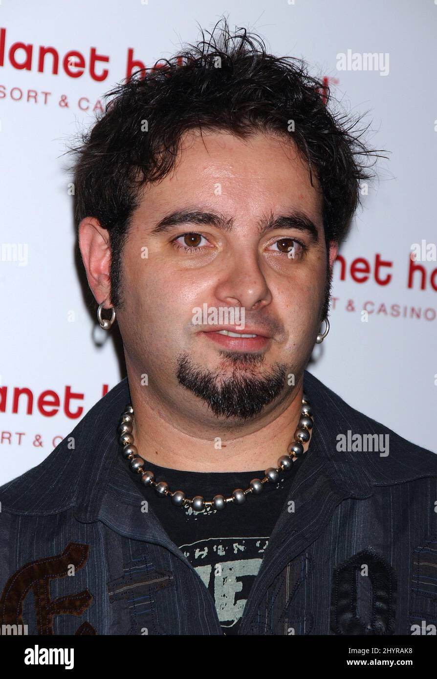 Chris Kirkpatrick attends the Planet Hollywood Resort and Casino Grand Opening in Las Vegas. Stock Photo