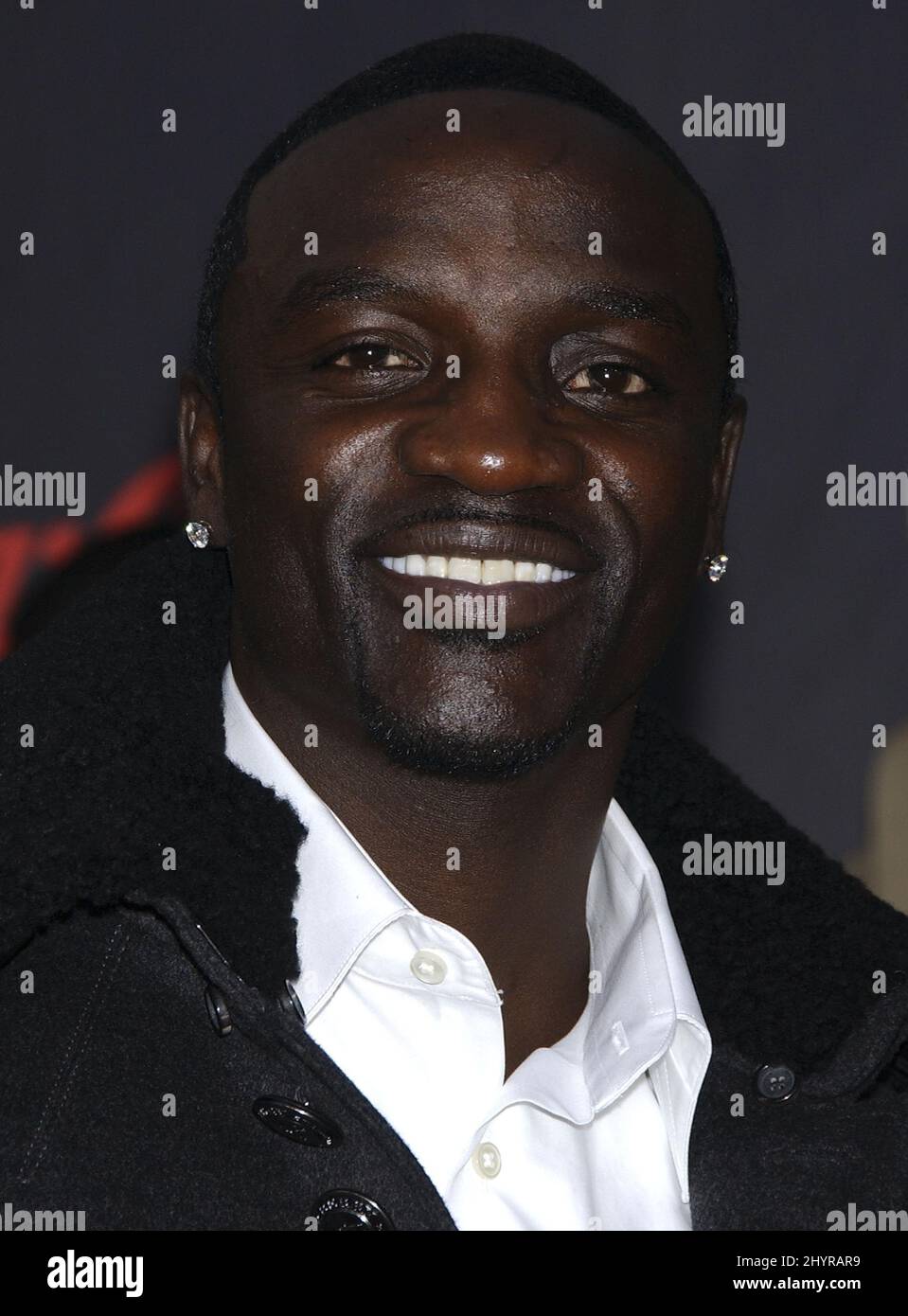Akon attends the 2007 American Music Awards held at the Nokia Theatre in Los Angeles. Stock Photo
