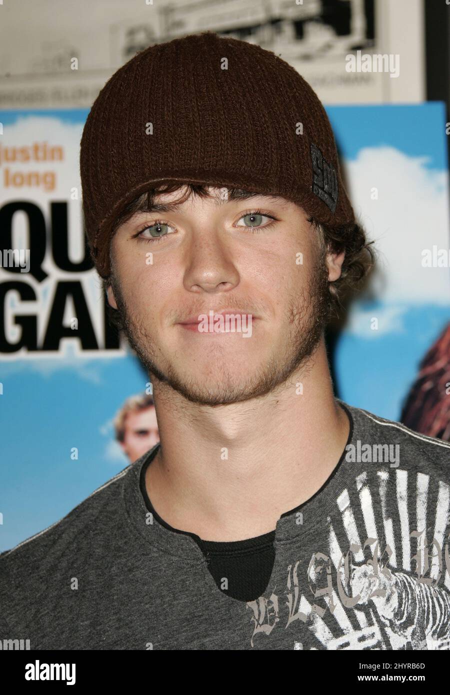 Jeremy Sumpter attends 'The Sasquatch Gang' premiere at the ArcLight Cinema in Los Angeles. Stock Photo