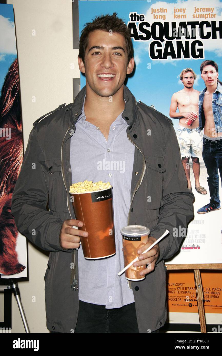 Jonathan Togo attends 'The Sasquatch Gang' premiere at the ArcLight Cinema in Los Angeles. Stock Photo