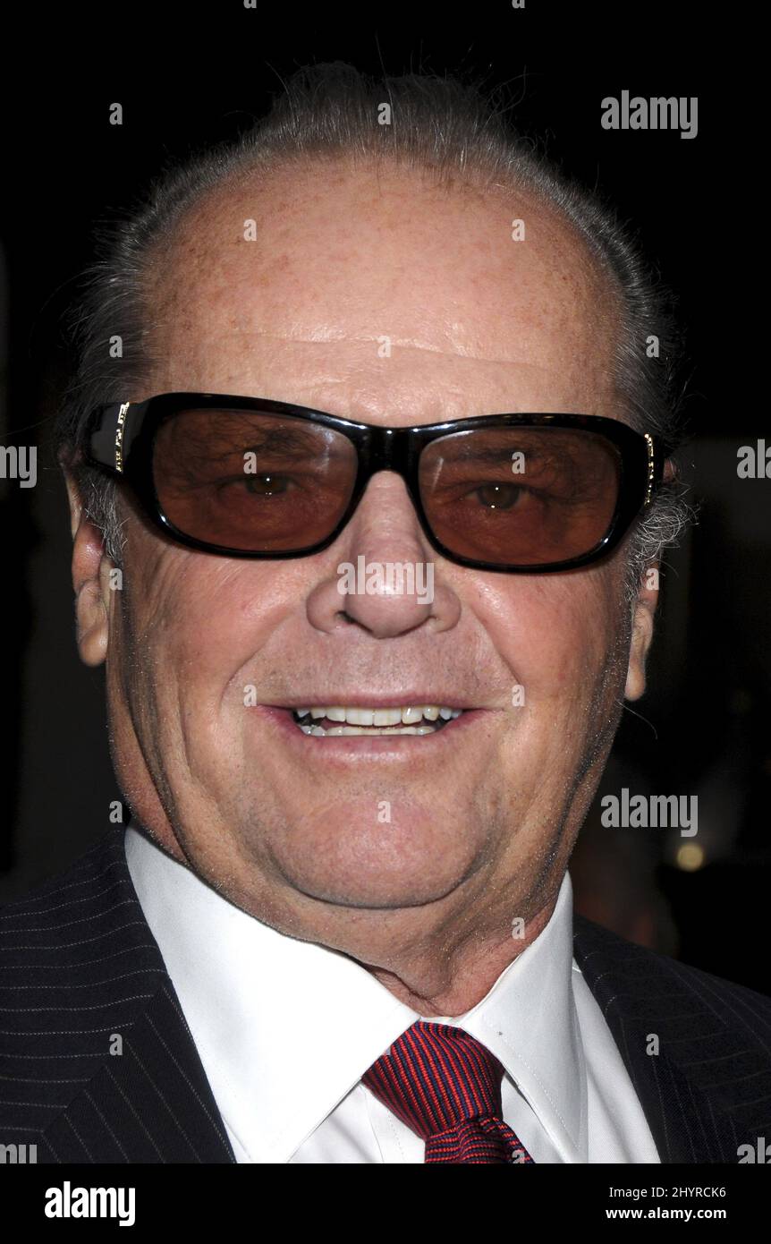 Jack Nicholson attends 'The Bucket List' Los Angeles Benefit Premiere