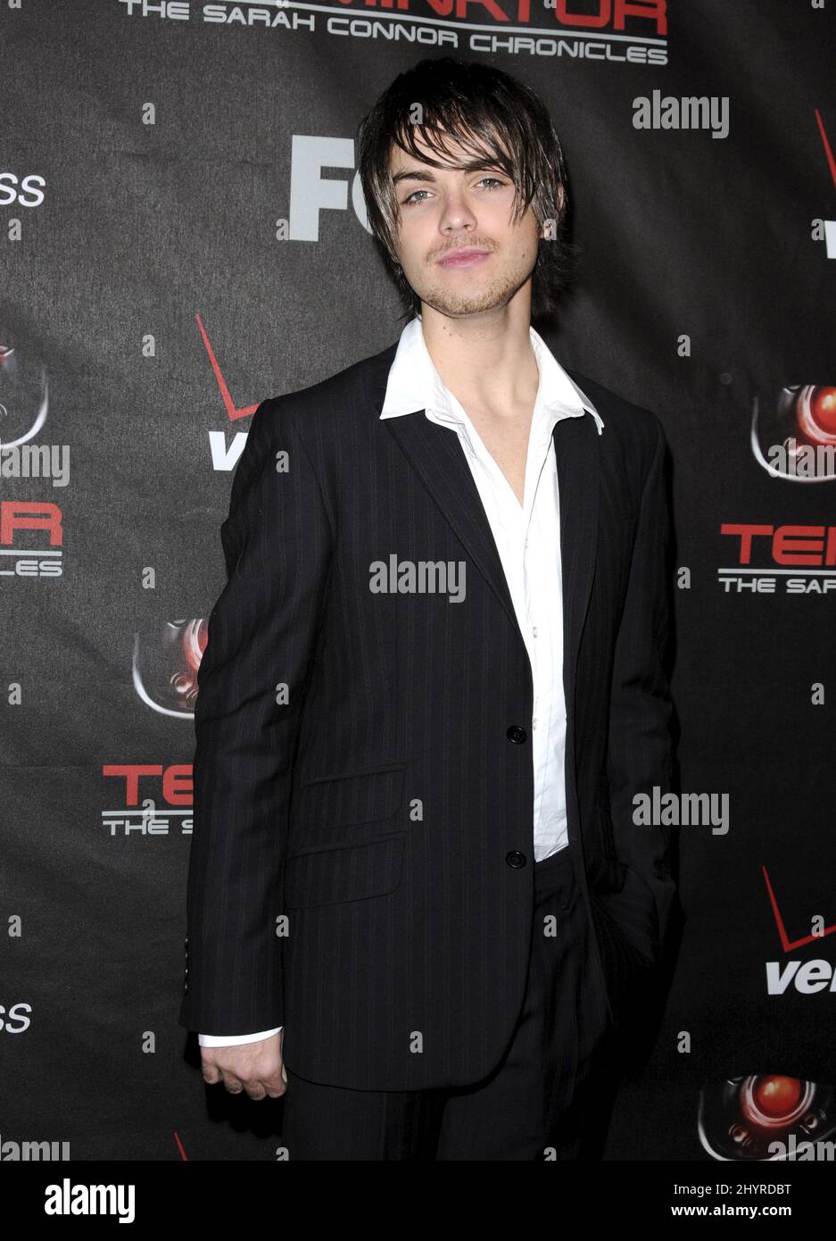 Thomas Dekker attends Terminator: The Sarah Connor Chronicles Premiere, held at the Cinerama Dome, Hollywood, California Stock Photo