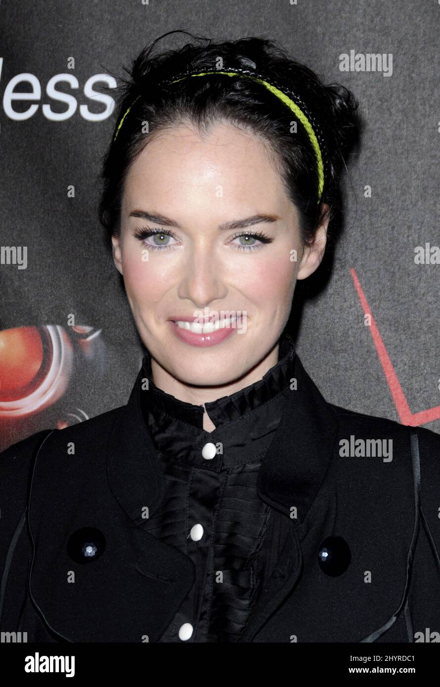 Lena Headey attends Terminator: The Sarah Connor Chronicles Premiere, held at the Cinerama Dome, Hollywood, California Stock Photo