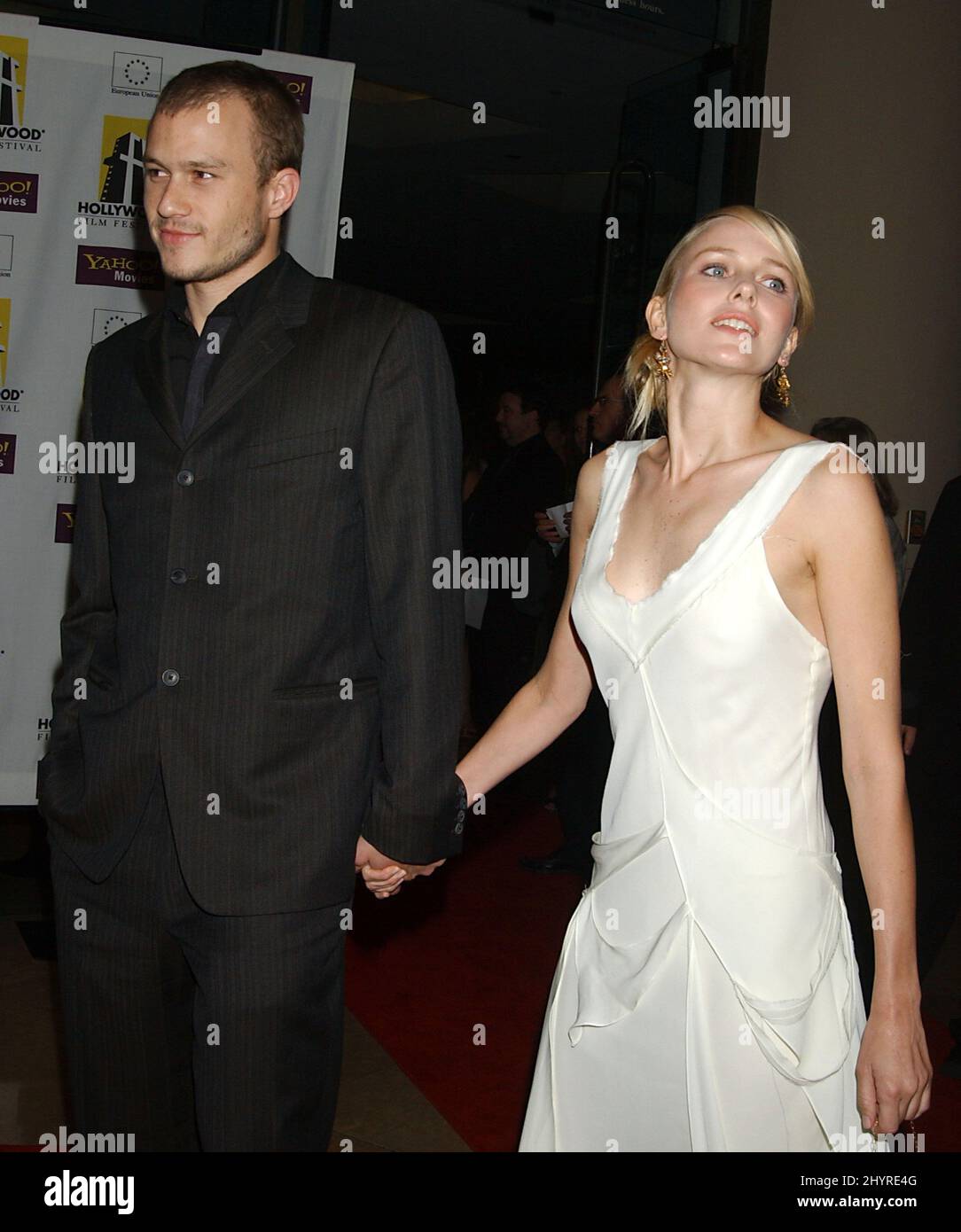 Heath Ledger and Naomi Watts attend "Holywood Film Festival Movie