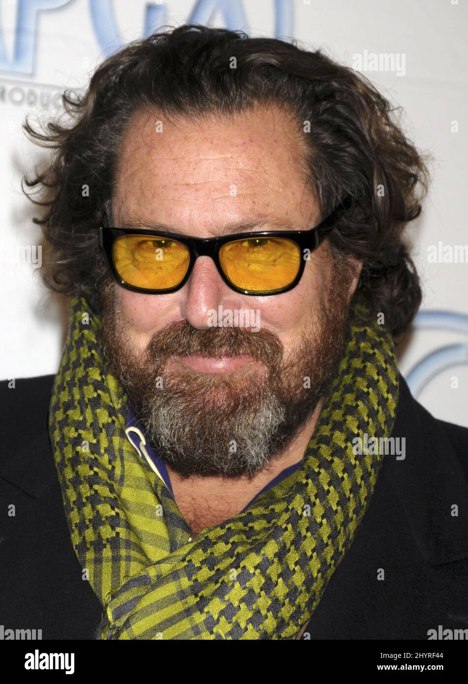 Julian Schnabel arrives at the 2008 Producers Guild Awards held at the Beverly Hilton Hotel in California. Stock Photo