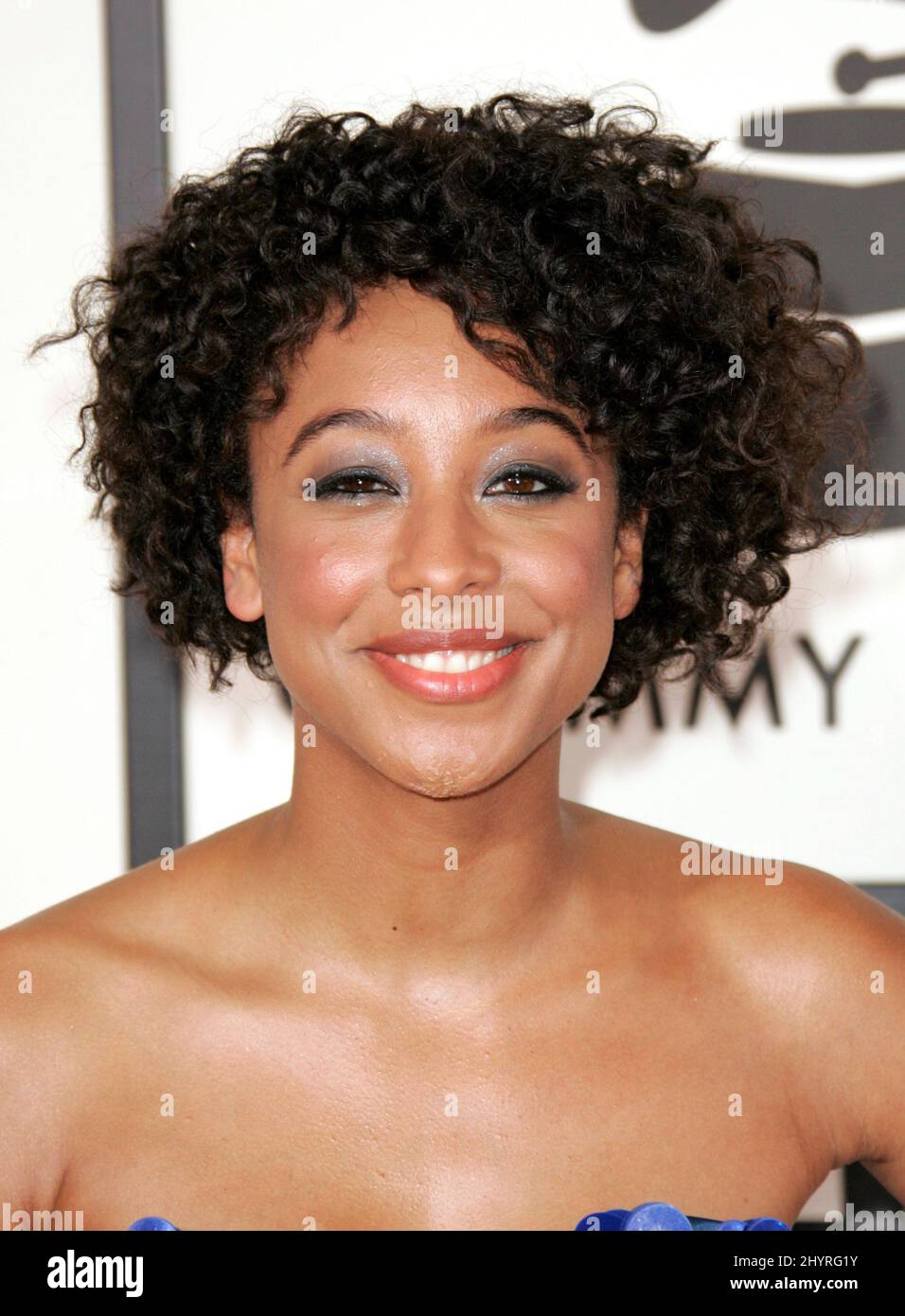 Corinne Bailey Rae attends the 50th Annual GRAMMY Awards held at ...
