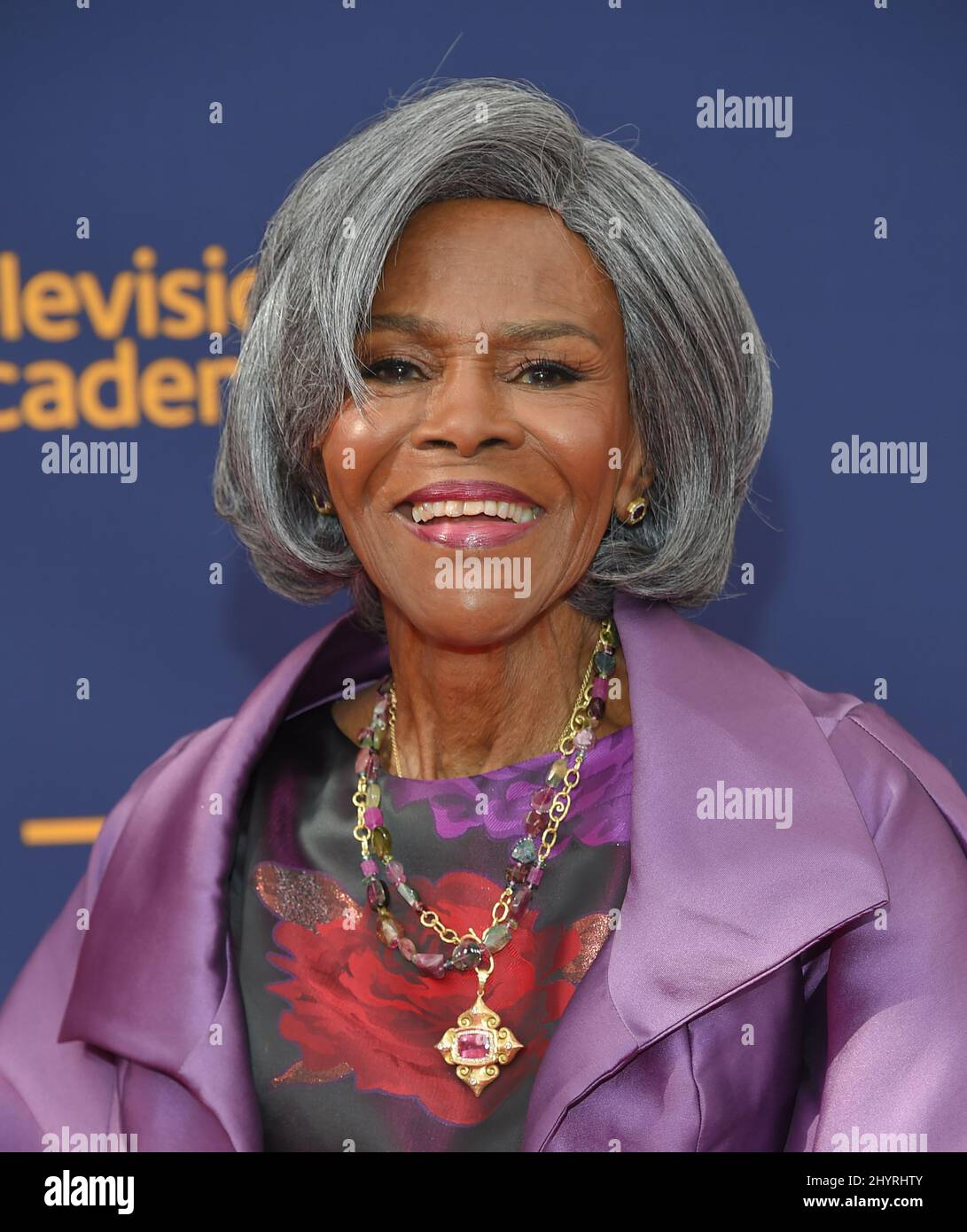 FILE PHOTO: Stage and screen award winning actress Cicely Tyson, has died at the age of 96 today, January 28, 2021. Cicely Tyson arrives at the 70th Primetime Creative Arts Emmy Awards held at Microsoft Theatre L.A. Live on September 8, 2018 in Los Angeles, Ca. Stock Photo