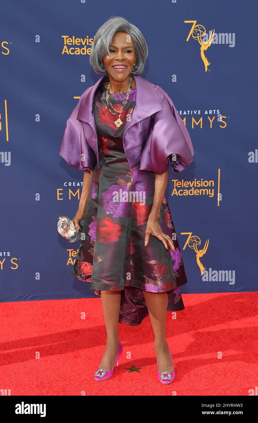 FILE PHOTO: Stage and screen award winning actress Cicely Tyson, has died at the age of 96 today, January 28, 2021. Cicely Tyson arrives at the 70th Primetime Creative Arts Emmy Awards held at Microsoft Theatre L.A. Live on September 8, 2018 in Los Angeles, Ca. Stock Photo