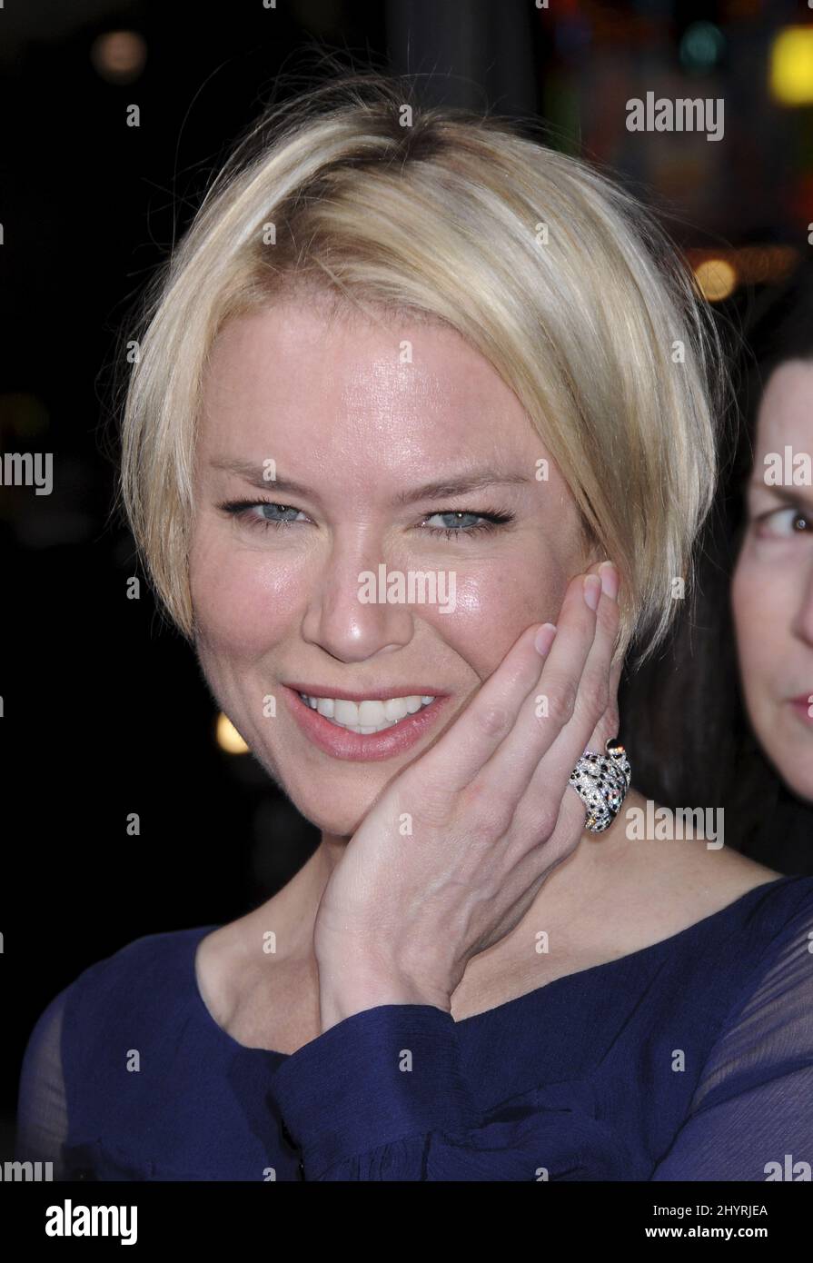 Renee Zellweger attends the Leatherheads world premiere held at Grauman's Chinese Theatre, Hollywood Stock Photo