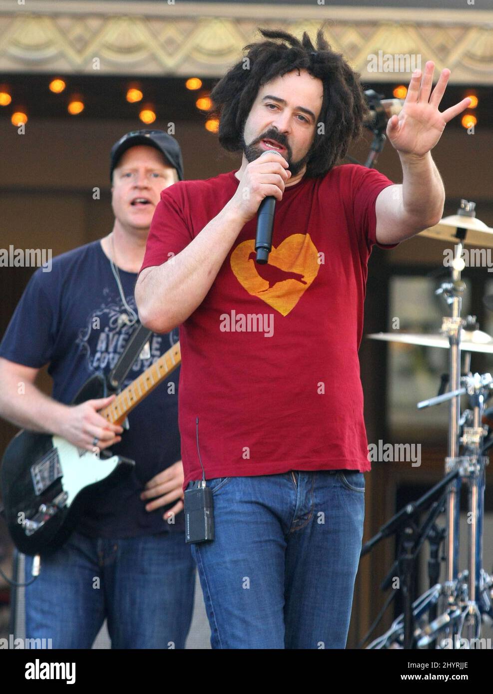 Adam Duritz of Counting Crows live in concert at the Apple Store in Los ...