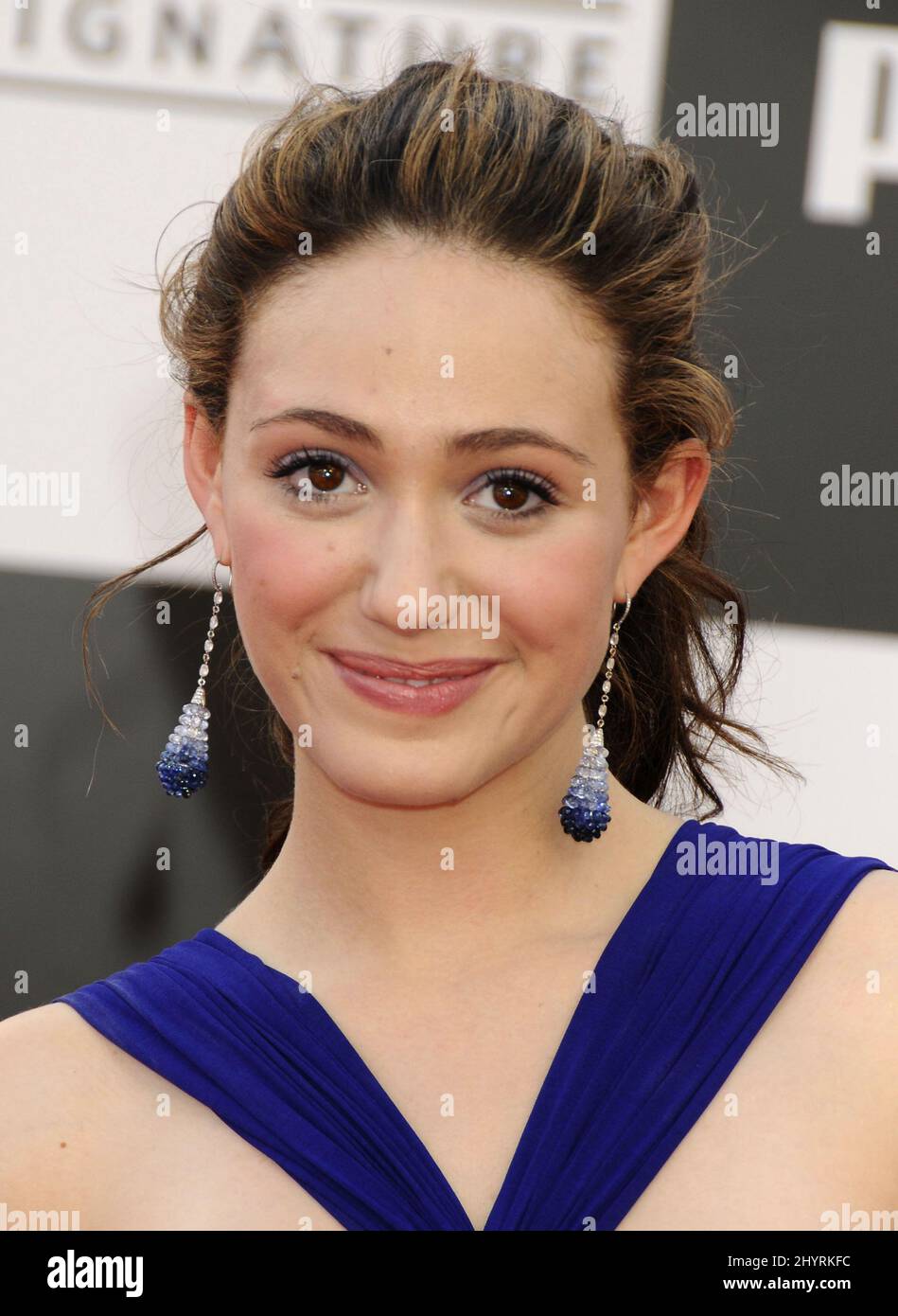 Emmy Rossum attends the 'Speed Racer' World Premiere held at the Nokia ...