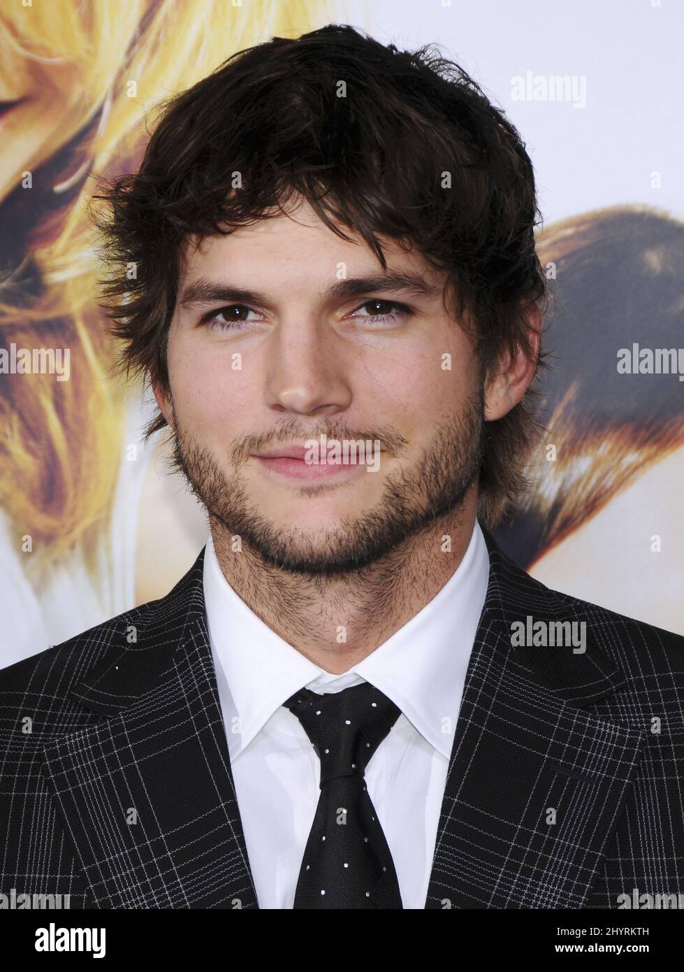 Ashton Kutcher arrives at the world premiere of "What Happens in Vegas", Los Angeles Stock Photo