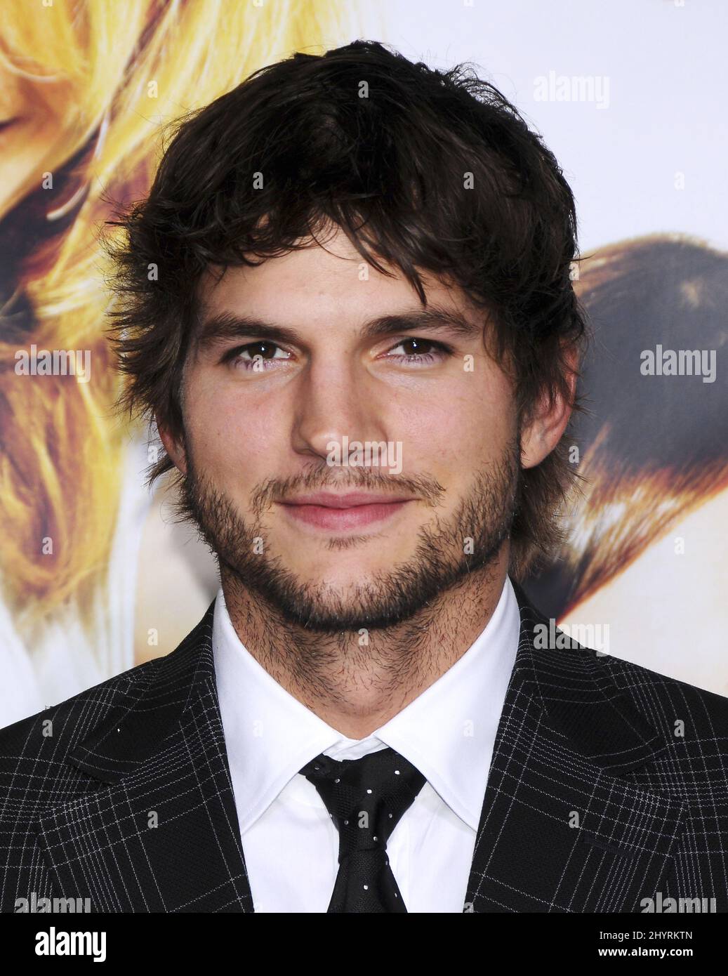 Ashton Kutcher arrives at the world premiere of 'What Happens in Vegas', Los Angeles. Stock Photo