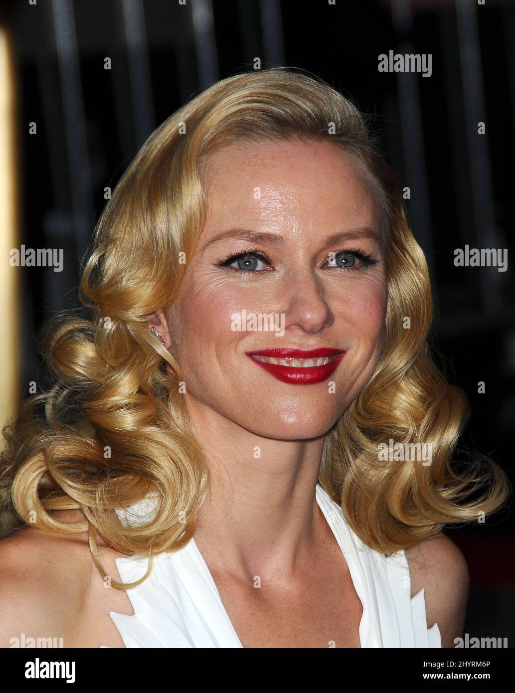 Naomi Watts arriving at the Costume Institute Gala held at the Metropolitan Museum in New York City. Stock Photo