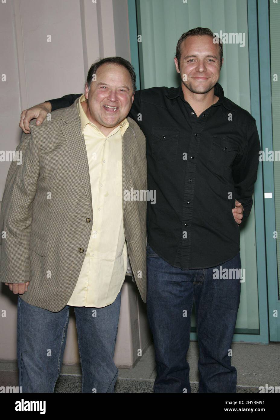 Stephen Furst and son Griff attend 'A Mother's Day Salute to TV Moms' presented by the Academy of Television Arts & Sciences, North Hollywood. Stock Photo