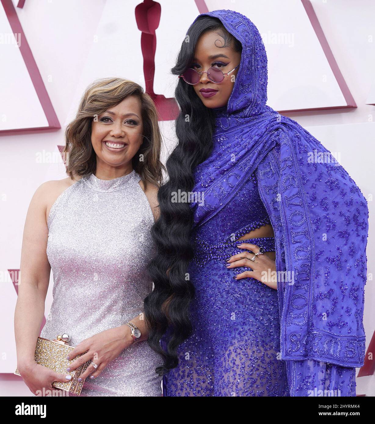 Agnes Wilson and H.E.R at the 93rd Annual Academy Awards held at Union