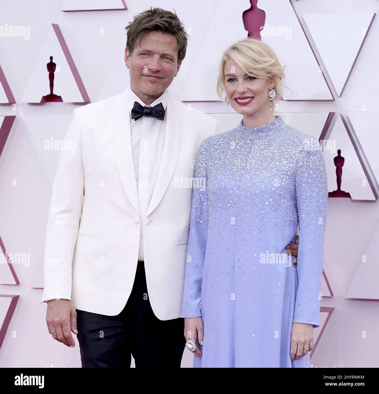 Thomas Vinterberg and Helene Reingaard Neumann at the 93rd Annual