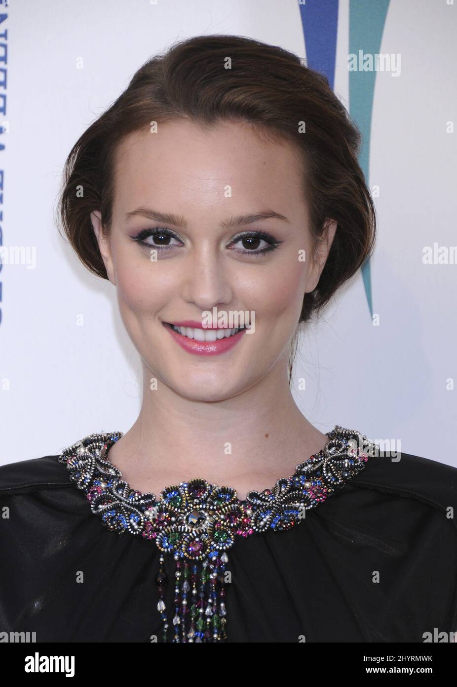 Leighton Meester attending CHANEL Boutique Opening on Robertson Blvd Stock Photo Alamy