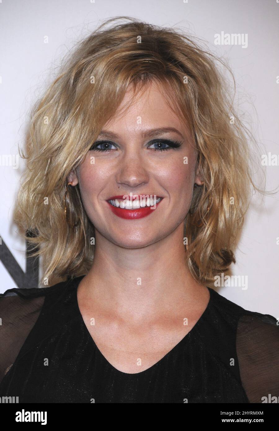 January Jones attending CHANEL Boutique Opening on Robertson Blvd Stock Photo Alamy