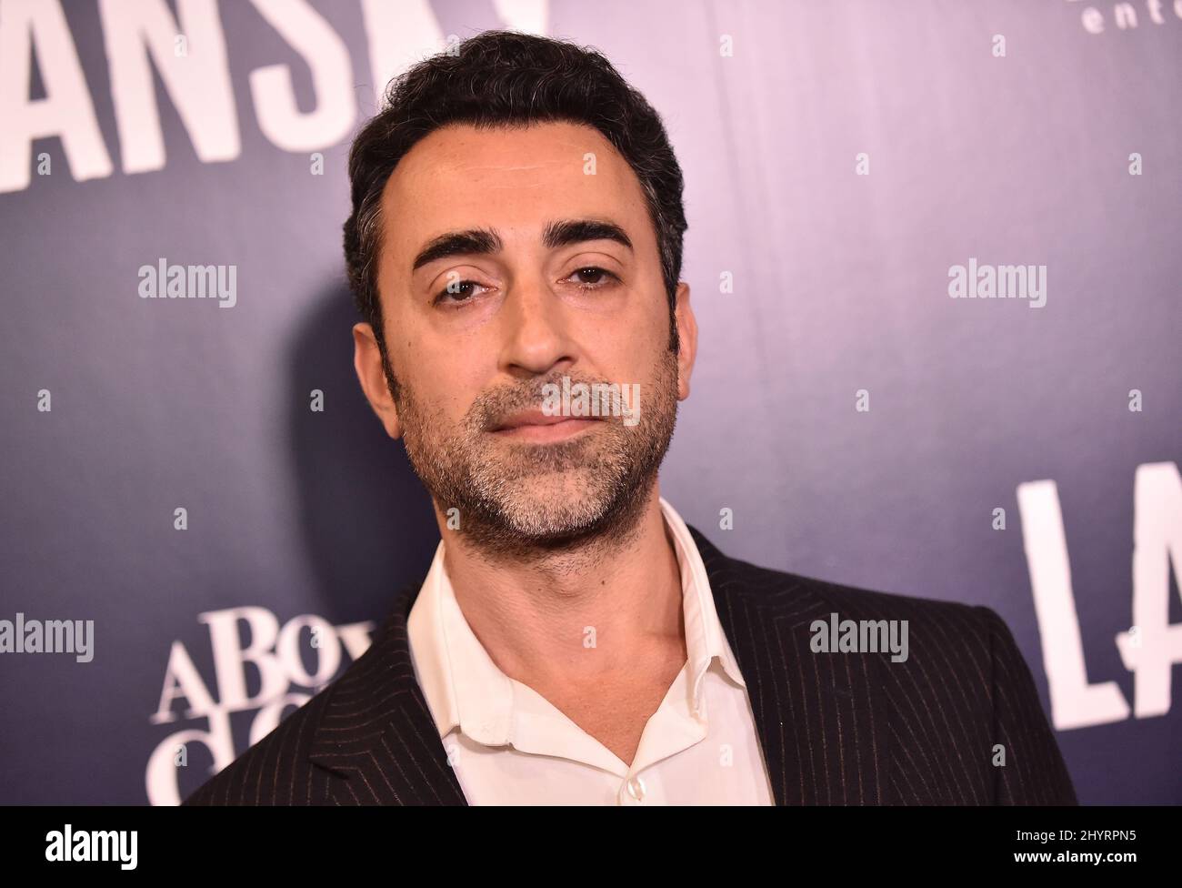 Eytan Rockaway arriving to the Lansky Los Angeles Premiere at Harmony Gold Theater on June 21, 2021 in Los Angeles, CA. Stock Photo