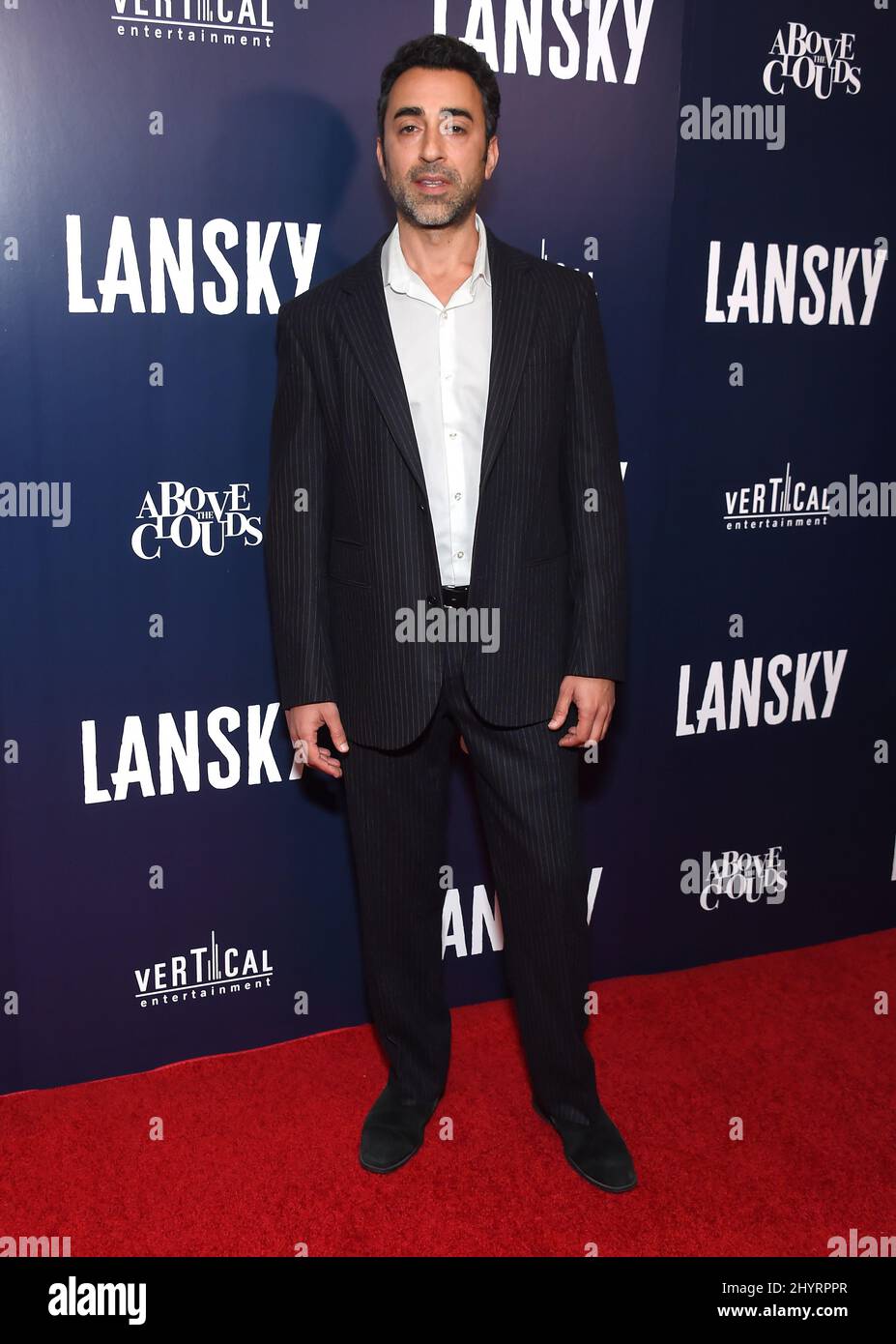Eytan Rockaway arriving to the Lansky€™ Los Angeles Premiere at Harmony Gold Theater on June 21, 2021 in Los Angeles, CA. Stock Photo