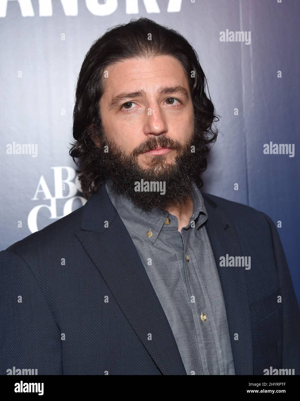 John Magaro arriving to the Lansky€™ Los Angeles Premiere at Harmony Gold Theater on June 21, 2021 in Los Angeles, CA. Stock Photo