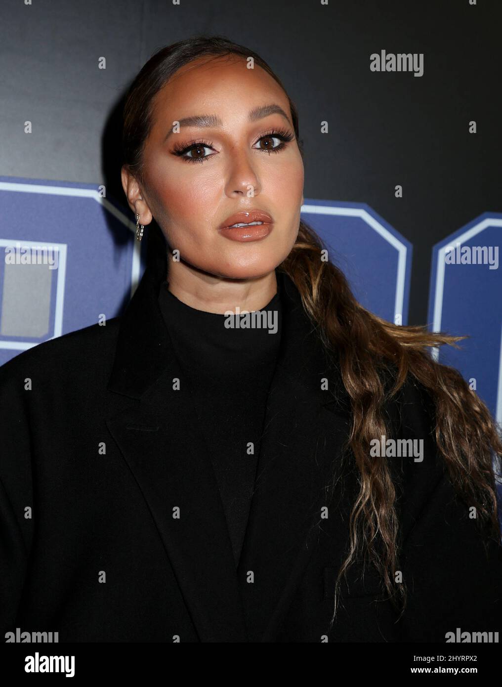 Adrienne Bailon attending Russell Wilson & Ciara 3Brand Launch held at