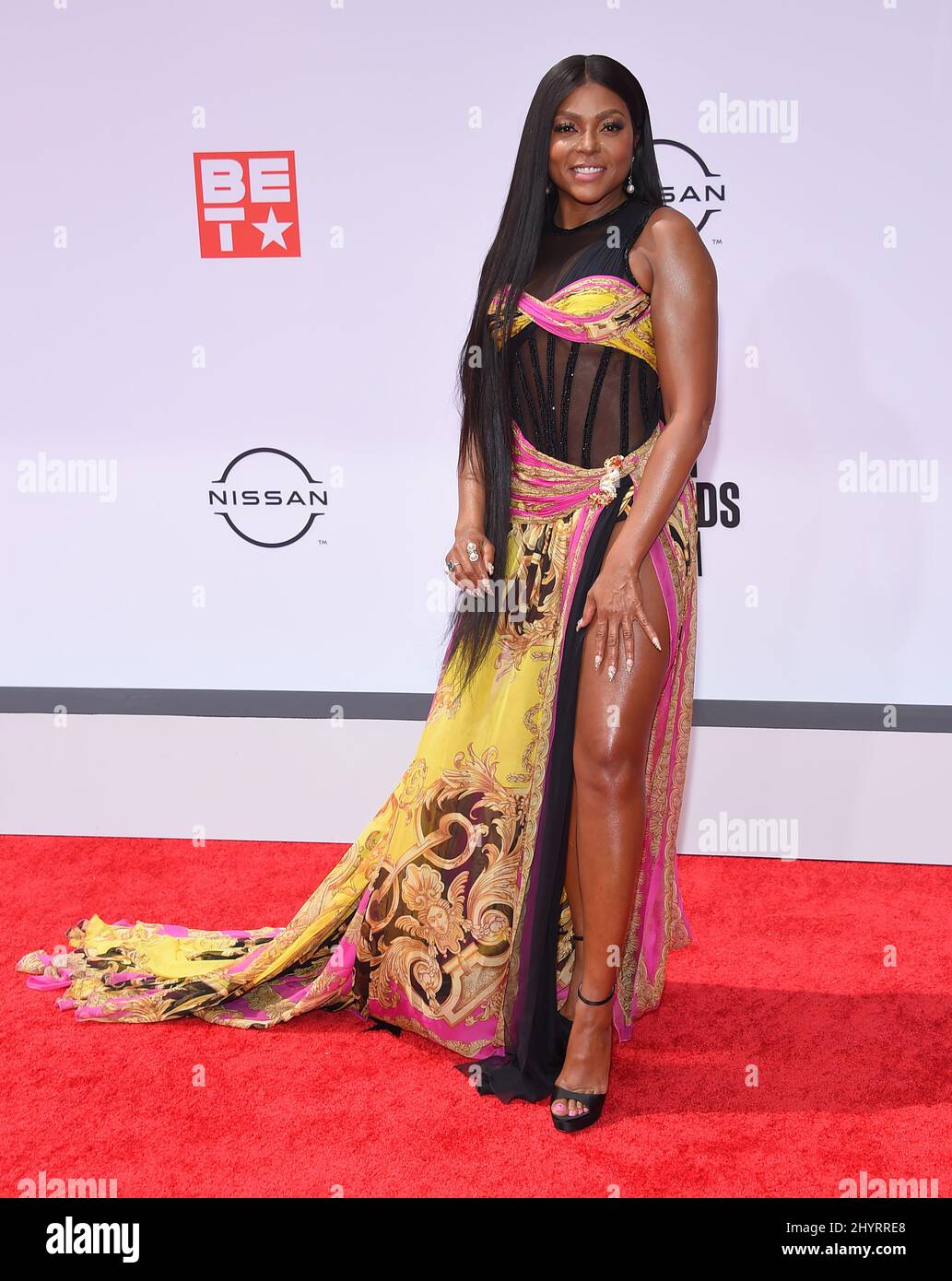 Taraji P. Henson at the 2021 BET Awards held at Microsoft Theatre L.A