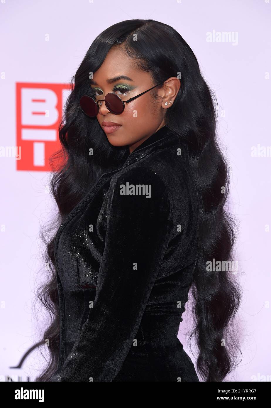 H.E.R at the 2021 BET Awards held at Microsoft Theatre L.A. Live on June 27, 2021 in Los Angeles, CA. Stock Photo