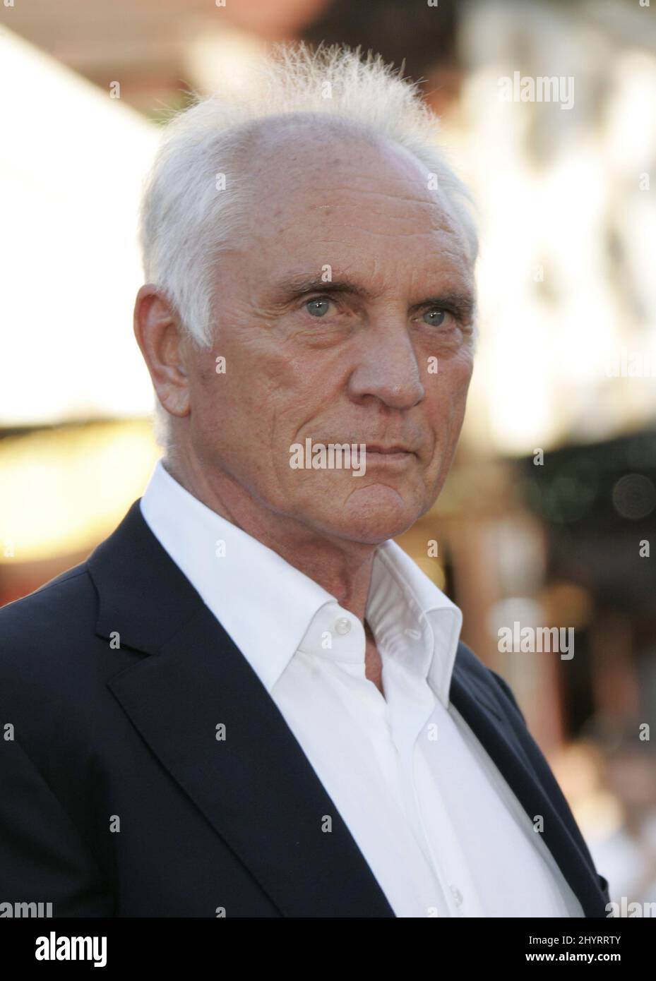 Terence Stamp at the Wanted premiere during the 2008 Los Angeles Film Festival in LA. Stock Photo