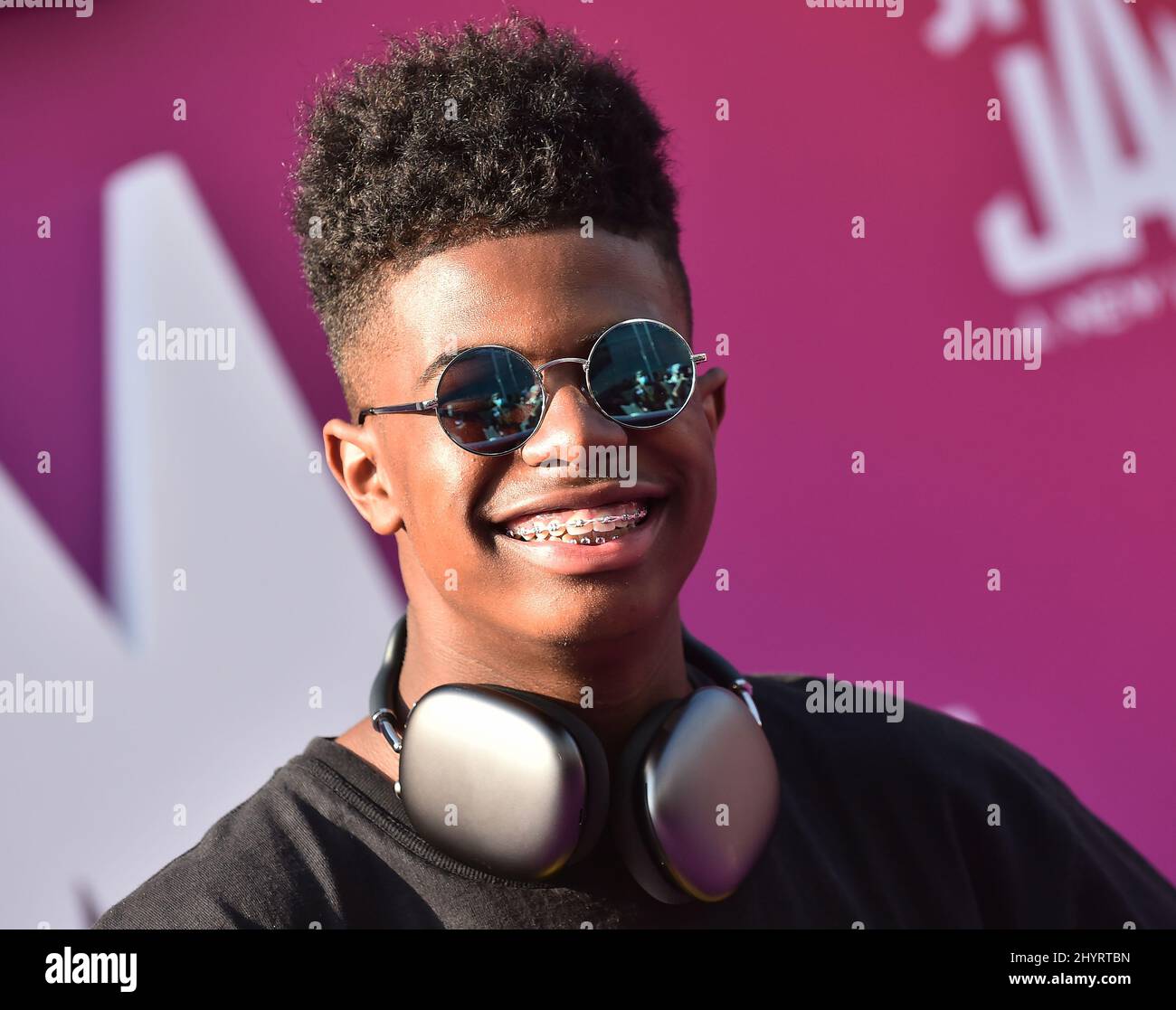 Isaiah Crews at the world premiere of "Space Jam: A New Legacy" held at
