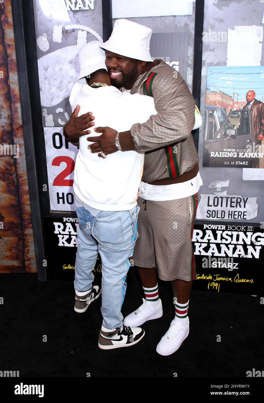 Mekai Curtis & 50 Cent attending 'Power Book III: Raising Kanan' World Premiere held at the