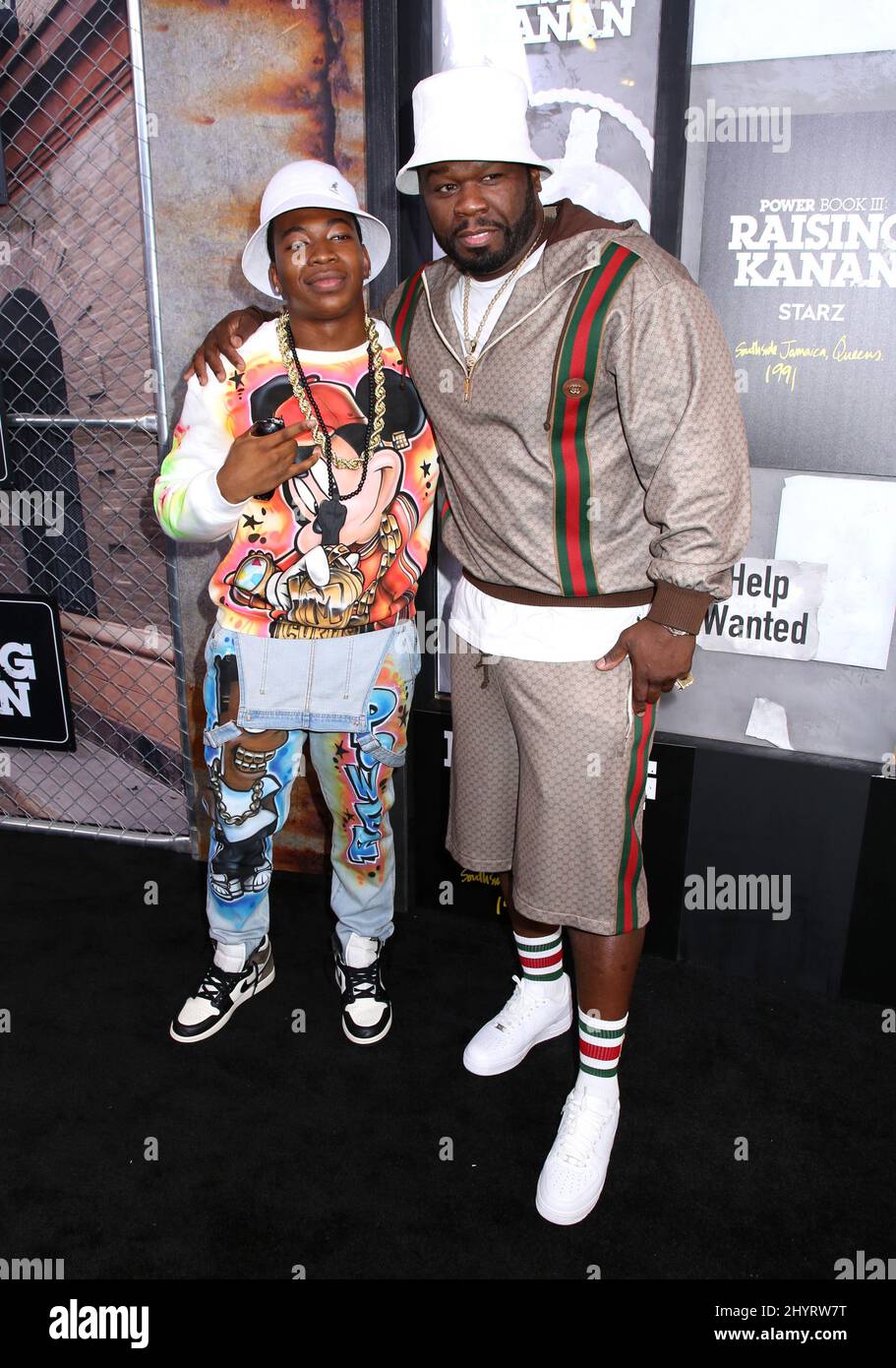 Mekai Curtis & 50 Cent attending 'Power Book III: Raising Kanan' World Premiere held at the