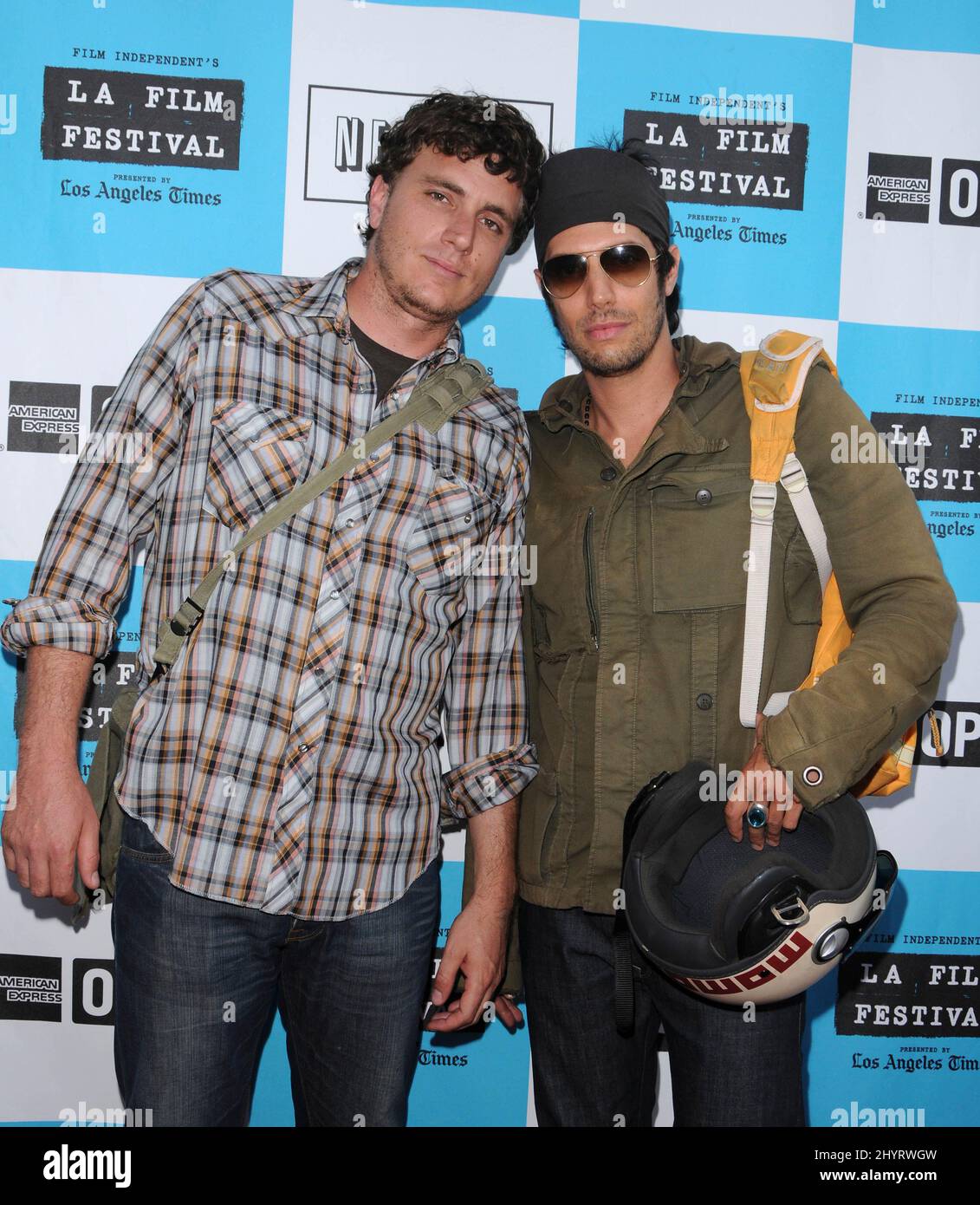 Ben Rodkin and Shawn Andrews attending the Los Angeles Film Festival Awards Night 2008, held at the Hammer Museum, Los Angeles. Stock Photo