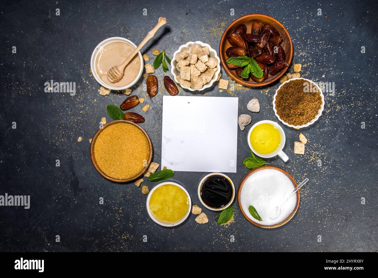 Various healthy diet replacement for sugar, natural organic sweetener