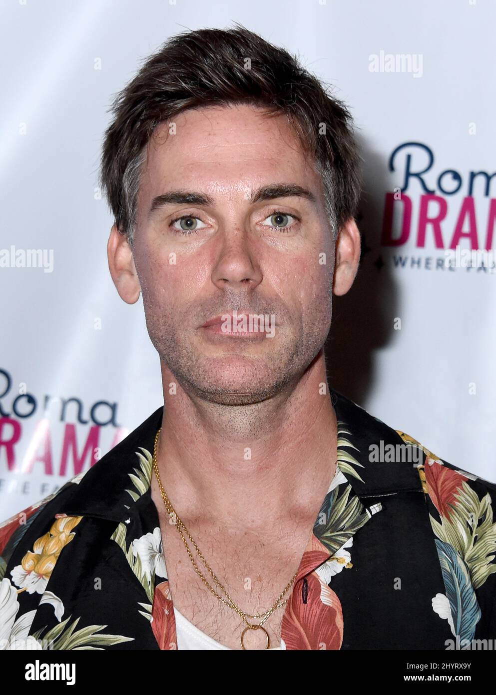 Drew Fuller at the opening day of RomaDrama LIVE! Fan Convention held at The Factory at Franklin on July 30, 2021 in Franklin, TN. Stock Photo