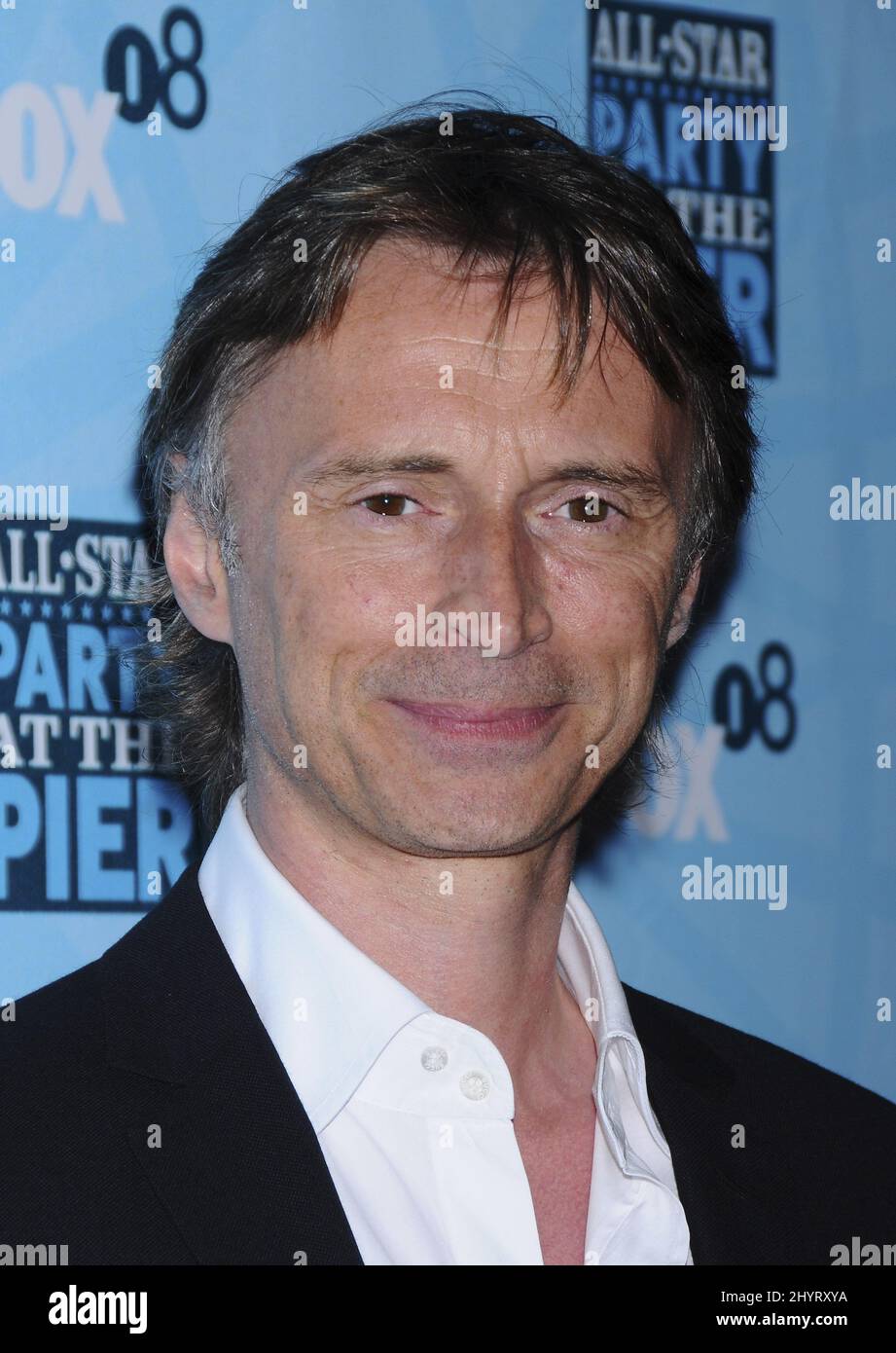 Robert Carlyle attends the FOX All-Star Party held on the Santa Monica Pier, Santa Monica, CA. Stock Photo