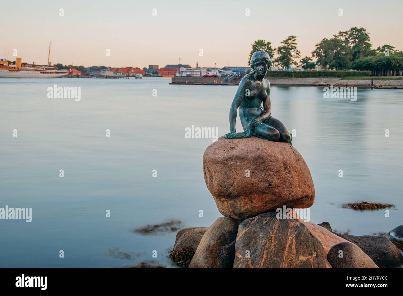 Famous Little Mermaid Statue in Copenhagen, Denmark Stock Photo Alamy