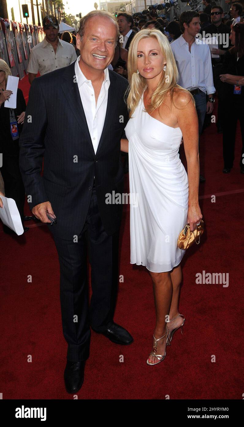 Kelsey Grammer and Camille Grammer attending the world premiere of