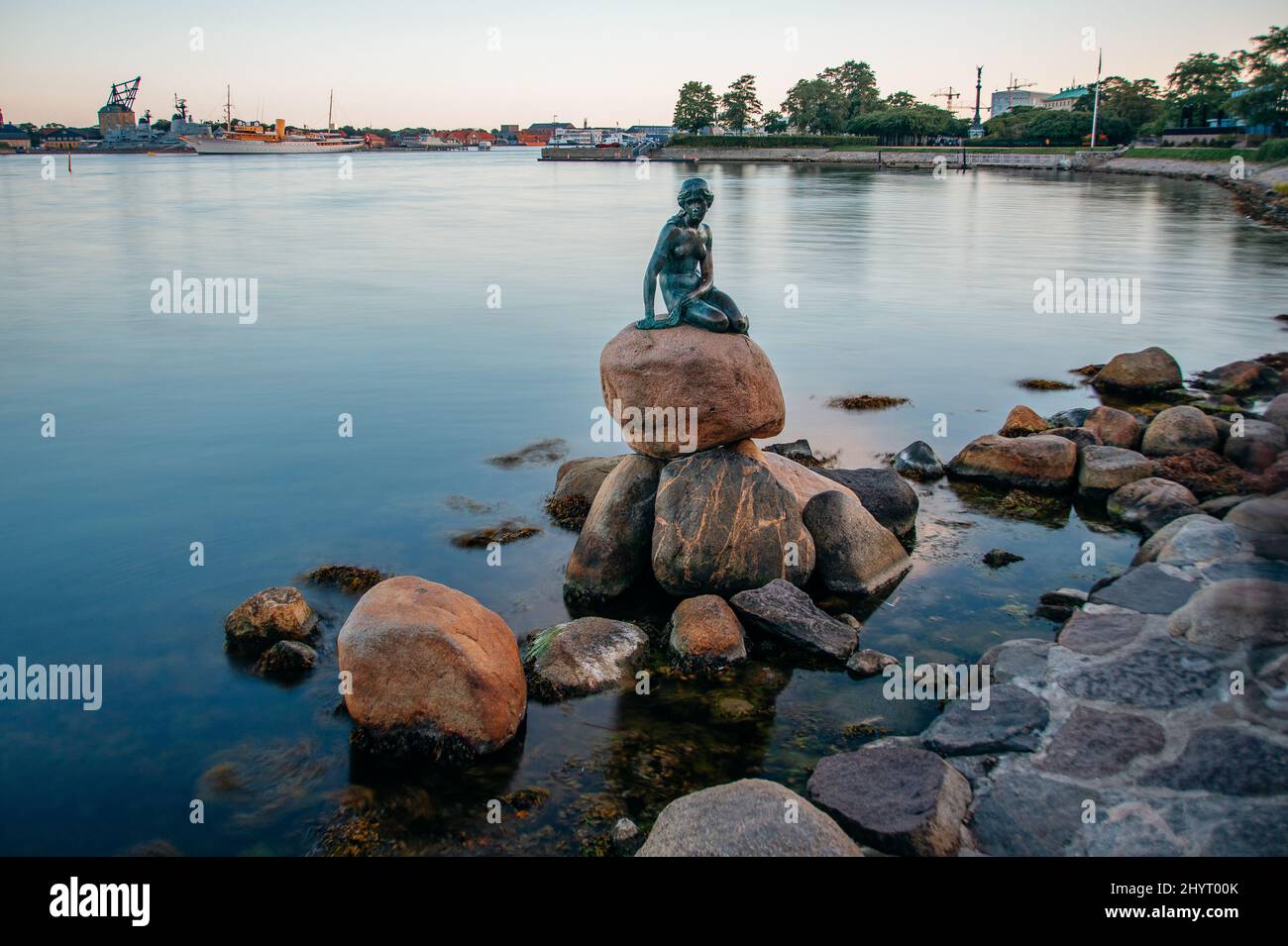 Famous Little Mermaid Statue in Copenhagen, Denmark Stock Photo Alamy
