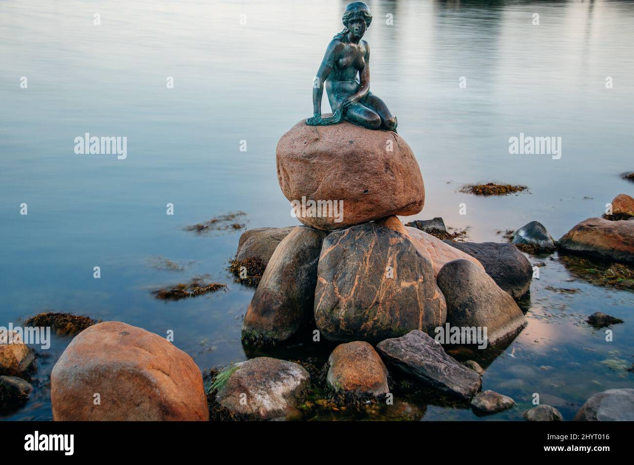 Famous Little Mermaid Statue in Copenhagen, Denmark Stock Photo Alamy