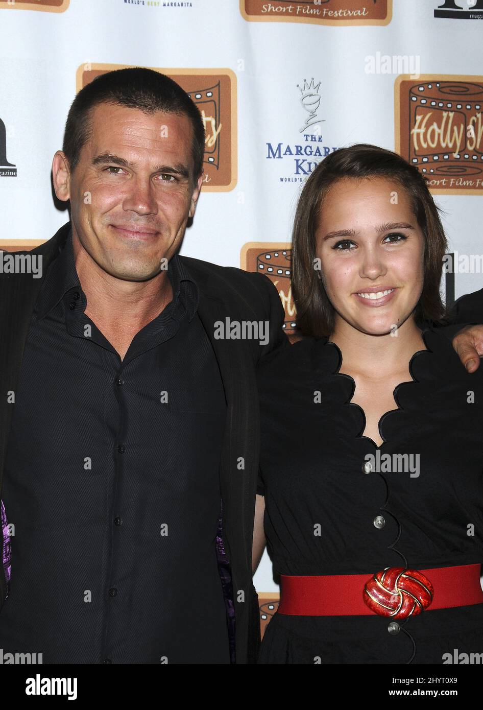Josh Brolin and daughter Eden Brolin attend the 2008 HollyShorts Film