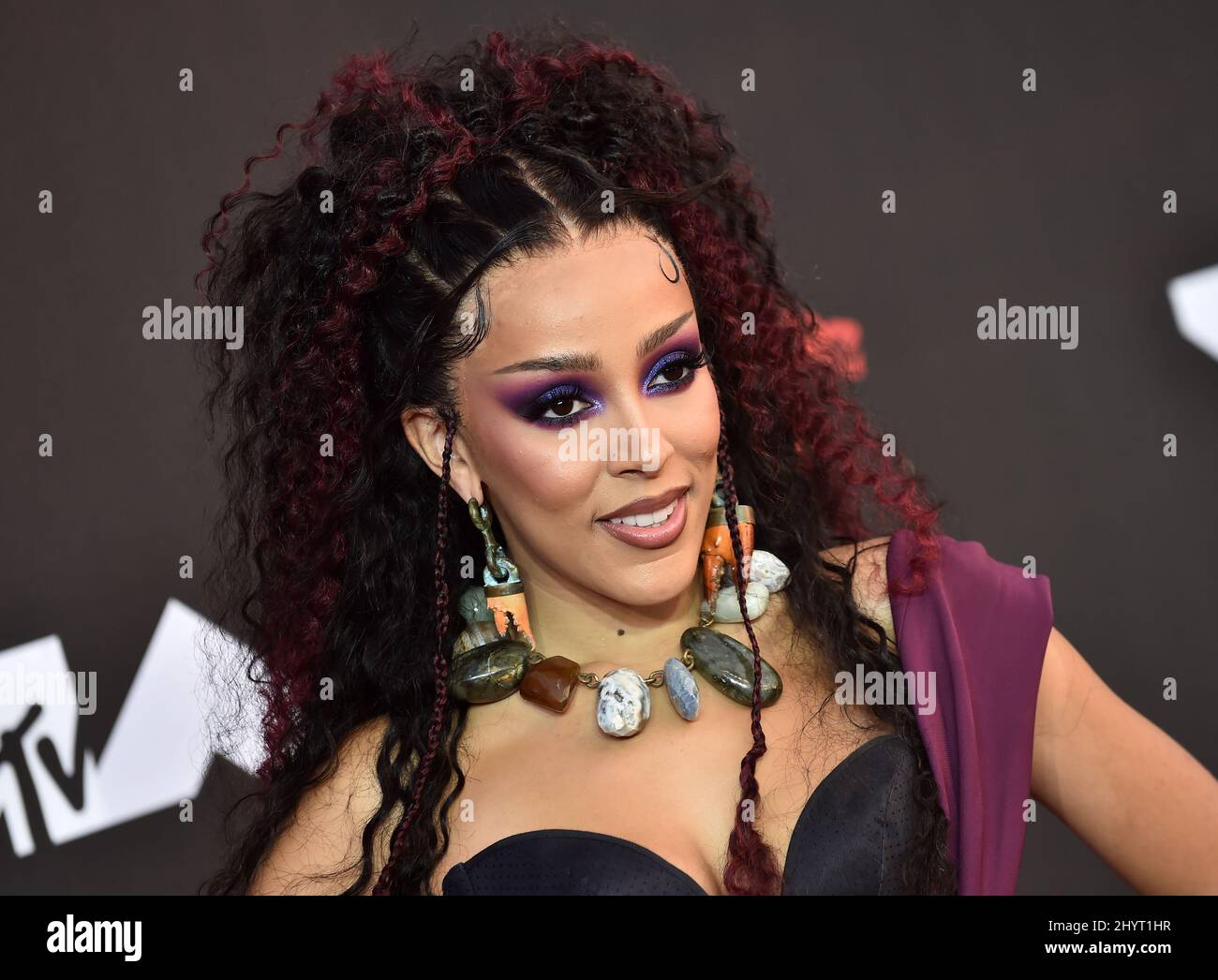 Doja Cat at the 2021 MTV Video Music Awards held at Barclays Center on