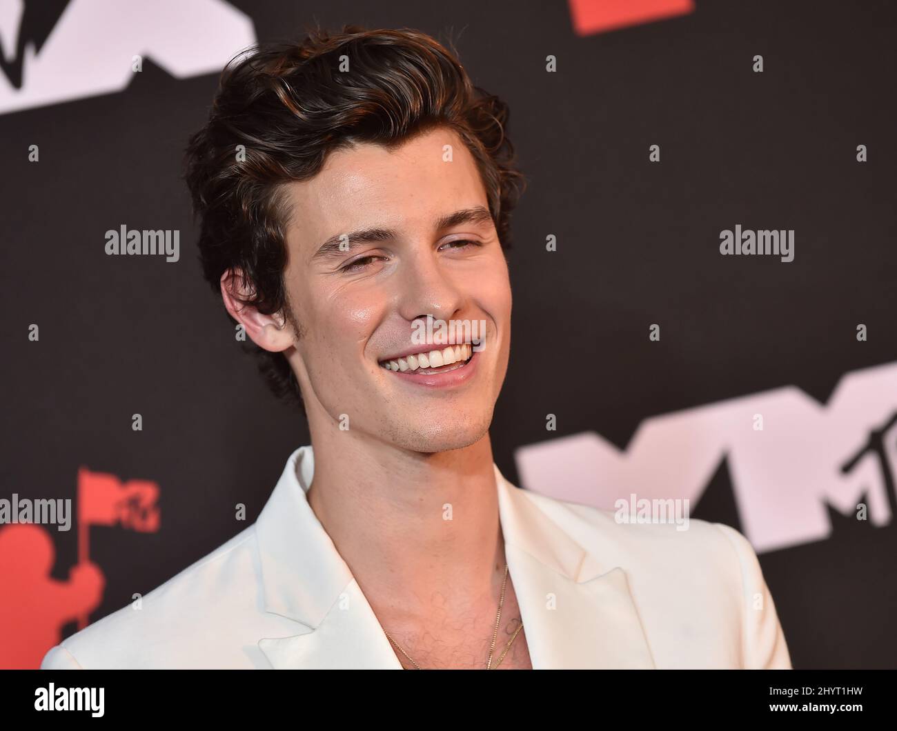Shawn Mendes at the 2021 MTV Video Music Awards held at Barclays Center