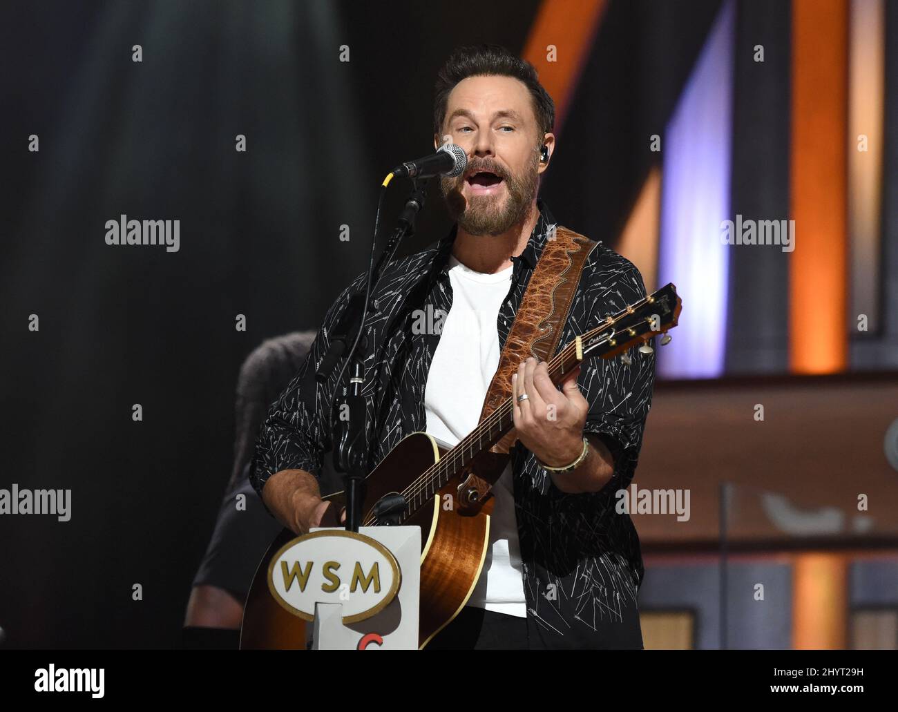 Jimi Westbrook performing onstage at Loretta Lynn's Friends: Hometown Rising benefit concert with proceeds benefiting the United Way of Humphreys County on September 13, 2021 in Nashville, TN. Stock Photo