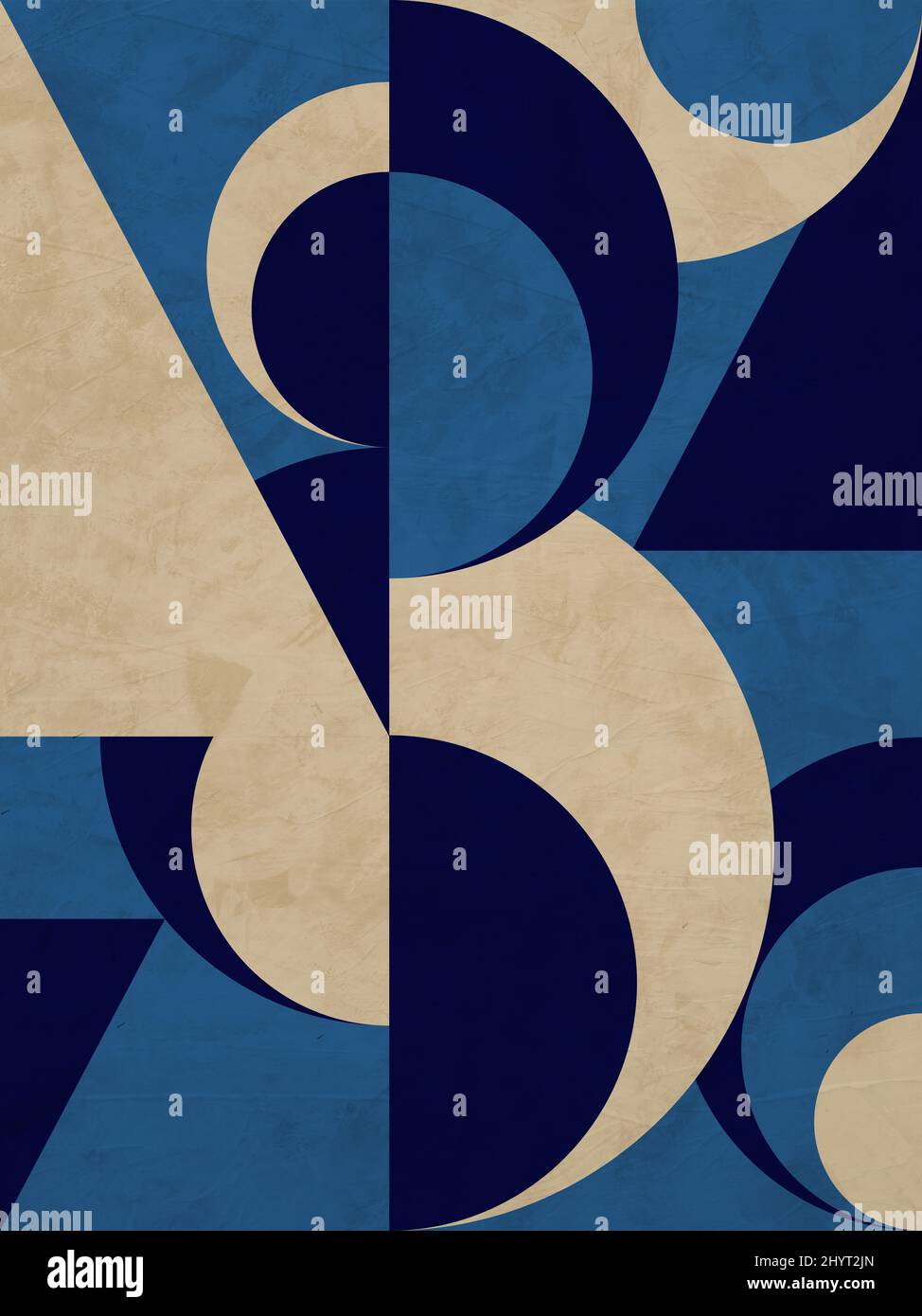 Abstract art of geometric shapes with colorful texture Stock Photo - Alamy