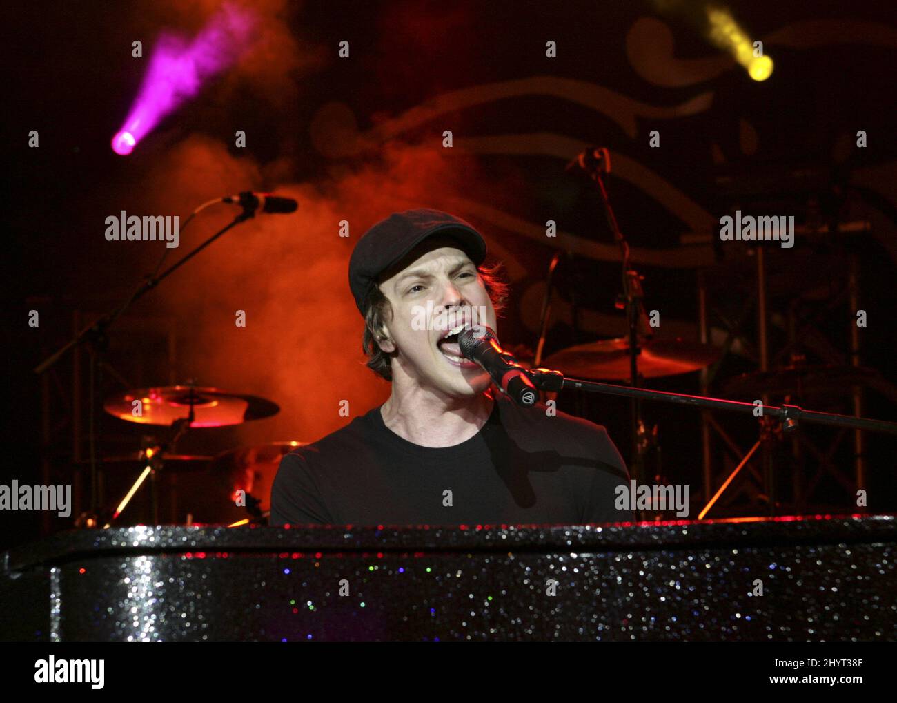 Gavin DeGraw in Concert at the Monticello Gaming and Raceway, Monticello, New York. Stock Photo